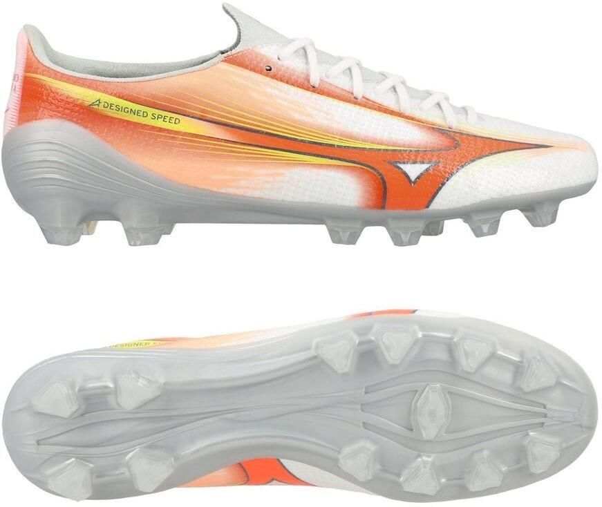 Mizuno Alpha III Pro FG Prism Wit Oranje Evening Prim - Foto 2