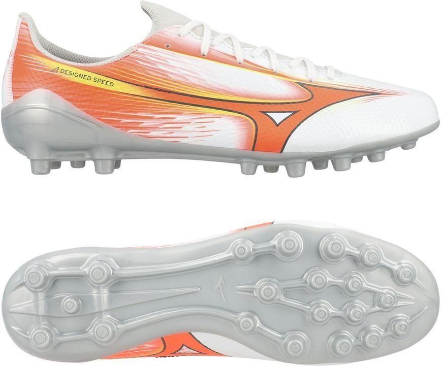 Mizuno Alpha III Select AG Prism Wit Oranje Evening Prim
