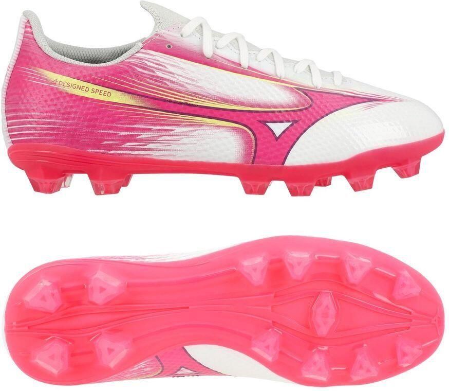 Mizuno Alpha III Select FG Blazing Flair Wit Roze Kids - Foto 2