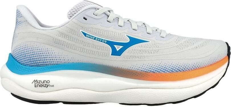 Mizuno Hardloopschoenen Wave Sky 9 Grijs Blauw Oranje