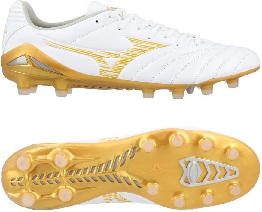 Mizuno Monarcida Neo III Pro FG Bright Gold Wit Goud Grijs - Foto 2