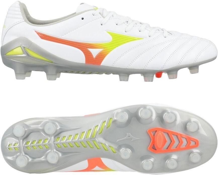 Mizuno Monarcida Neo III Pro FG Prism Wit Evening Prim Oranje - Foto 2