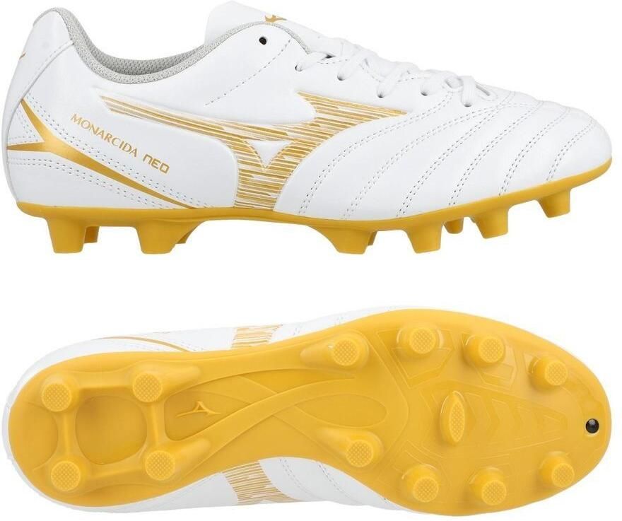 Mizuno Monarcida Neo III Select FG Bright Gold Wit Goud Kids
