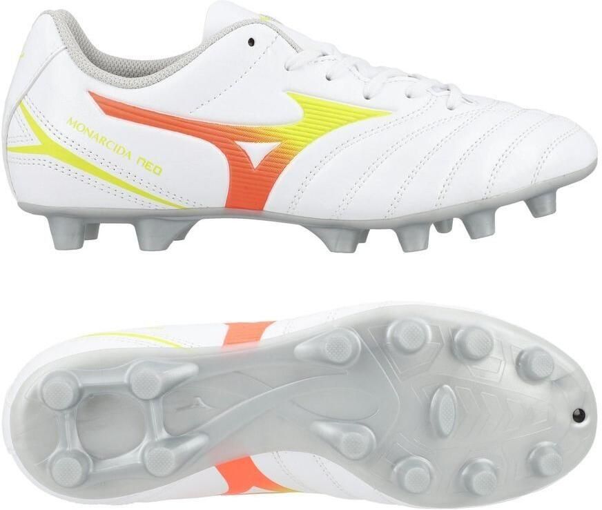 Mizuno Monarcida Neo Iii Select Junioren Voetbalschoenen Wit 1 2 Kinderen - Foto 3