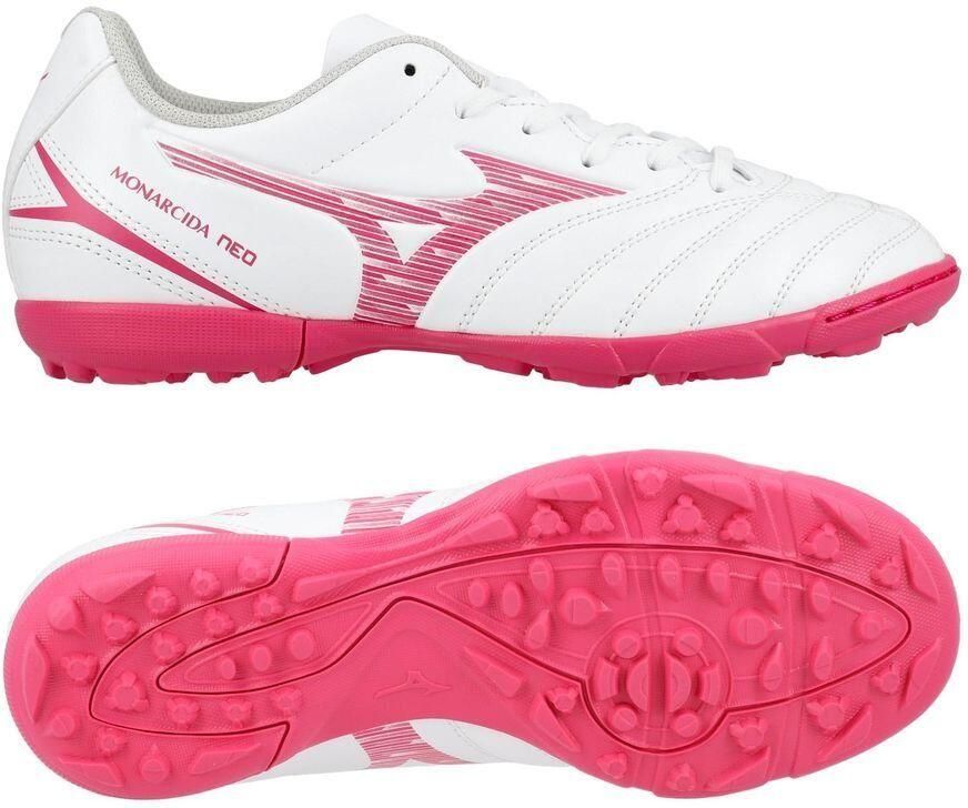 Mizuno Monarcida Neo III TF Wit Roze Kids