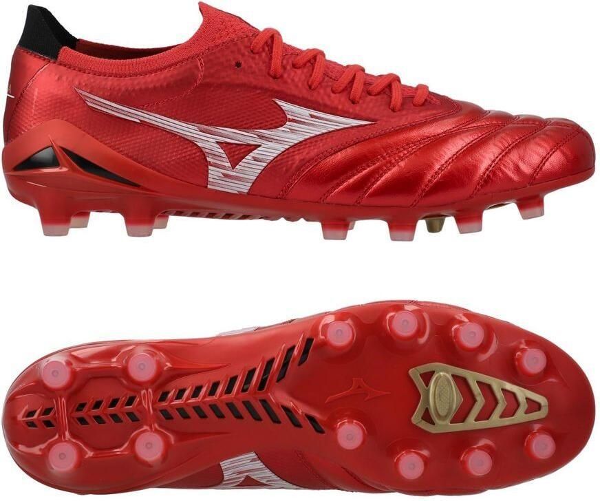 Mizuno Morelia Neo IV Beta Made in Japan FG Ruby Red MORELIA 40e rood Wit Zwart