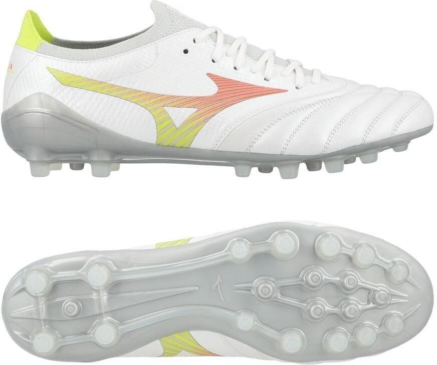 Mizuno Morelia Neo V Beta Elite AG Prism Wit Oranje Evening Prim