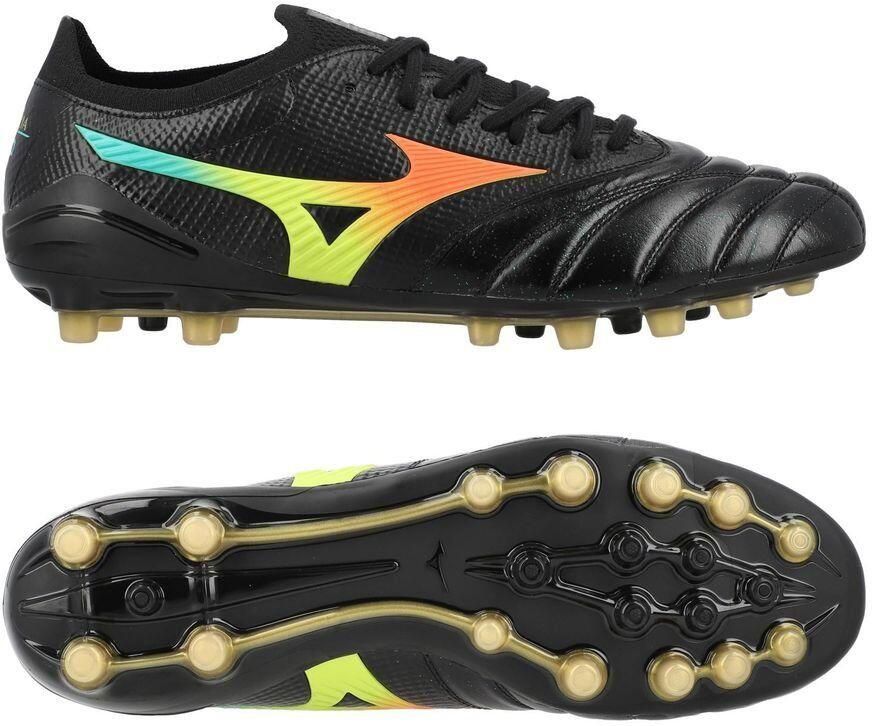 Mizuno Morelia Neo V Beta Made in Japan AG Bright Black Zwart Oranje