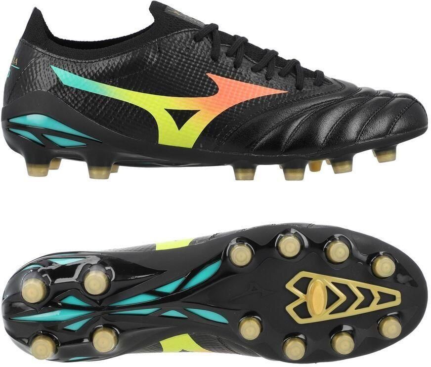 Mizuno Morelia Neo V Beta Pro FG Bright Black Zwart Oranje - Foto 2