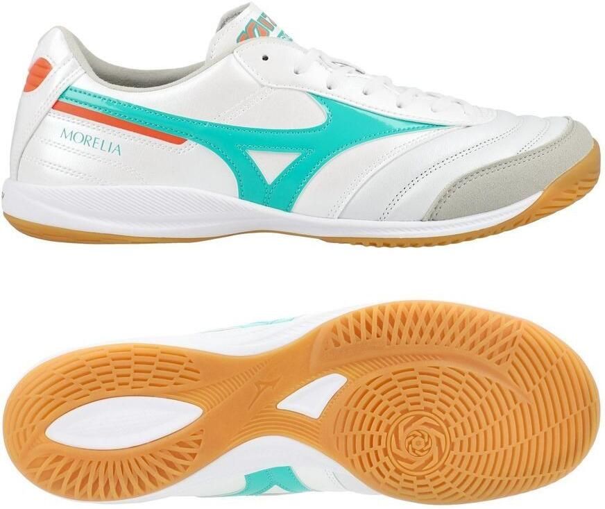 Mizuno Morelia Sala Elite IN Prism Wit Oranje - Foto 2
