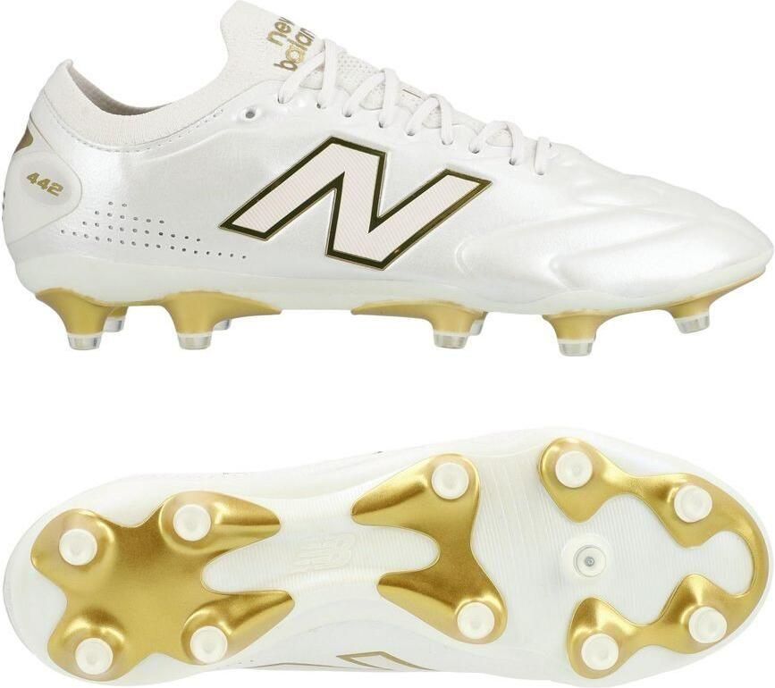 New Balance 442 V3 Elite Knit FG First Edition Wit Goud LIMITED EDITION