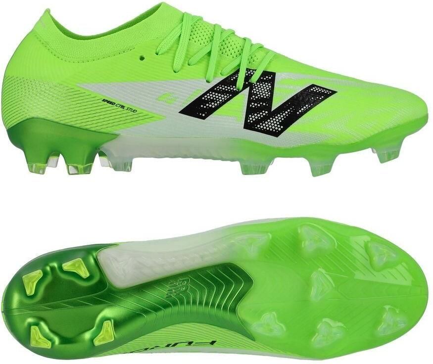 New Balance Furon V8 Elite FG Lime Light Pixelgroen Zwart