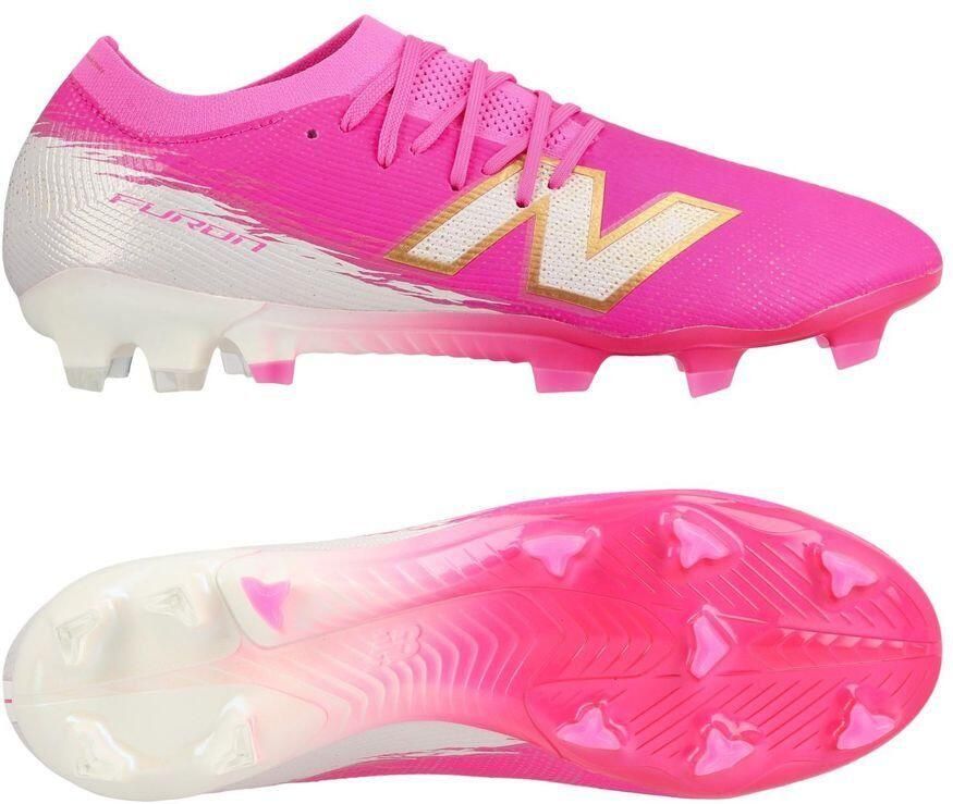 New Balance Furon V8 Elite FG Pure Ambition Pink Heat Wit Goud