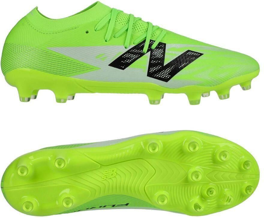 New Balance Furon V8 Elite MG Lime Light Pixelgroen Zwart