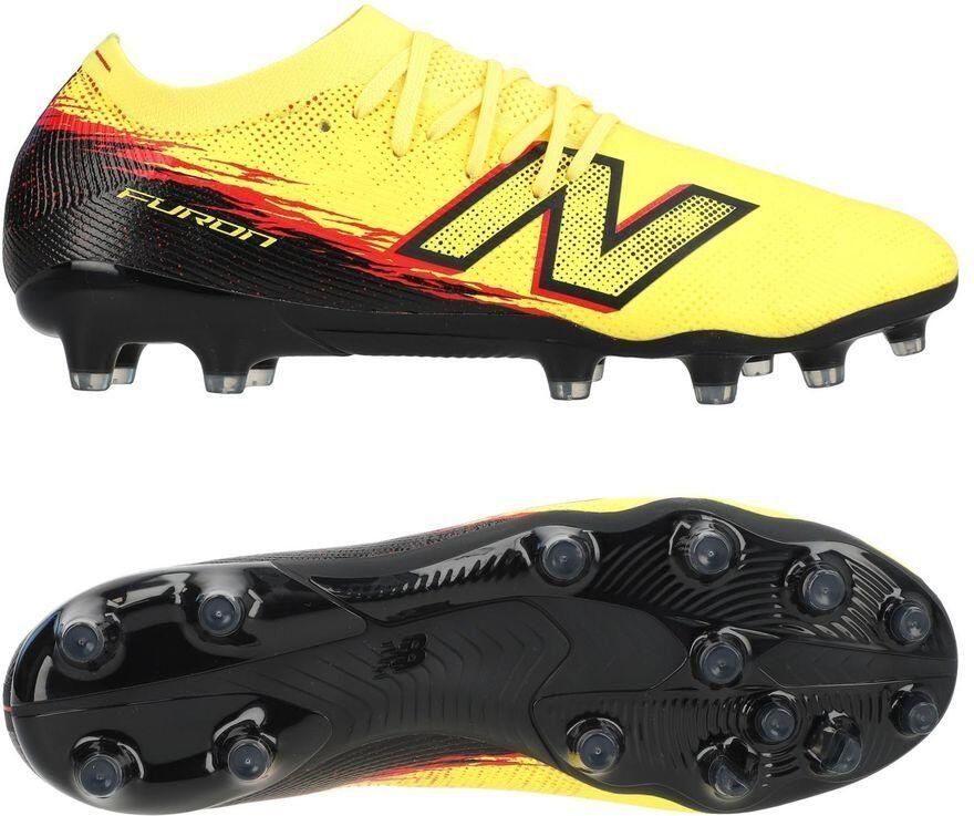 New Balance Furon V8 Elite MG Live Wire Punch Yellow Zwart