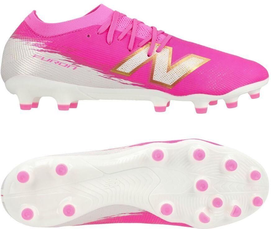 New Balance Furon V8 Elite MG Pure Ambition Pink Heat Wit Goud