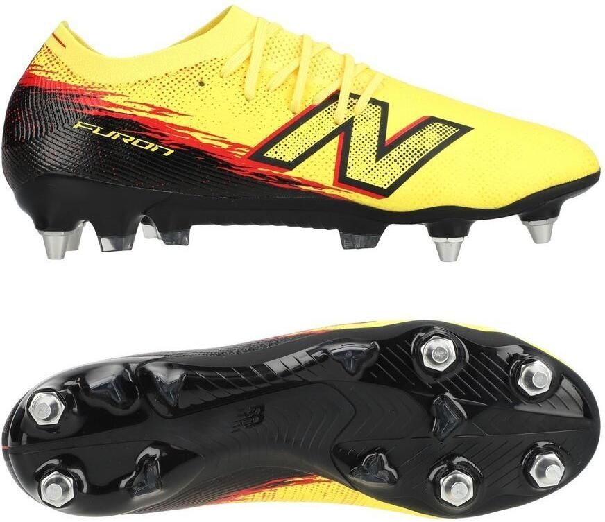 New Balance Furon V8 Elite SG Live Wire Punch Yellow Zwart