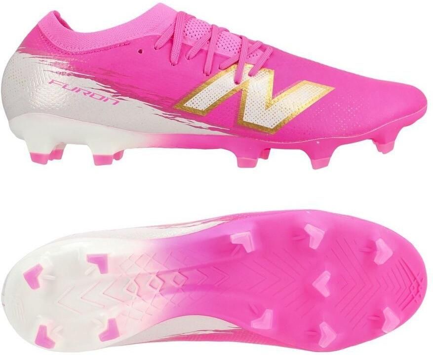 New Balance Furon V8 Pro FG Pure Ambition Pink Heat Wit Goud