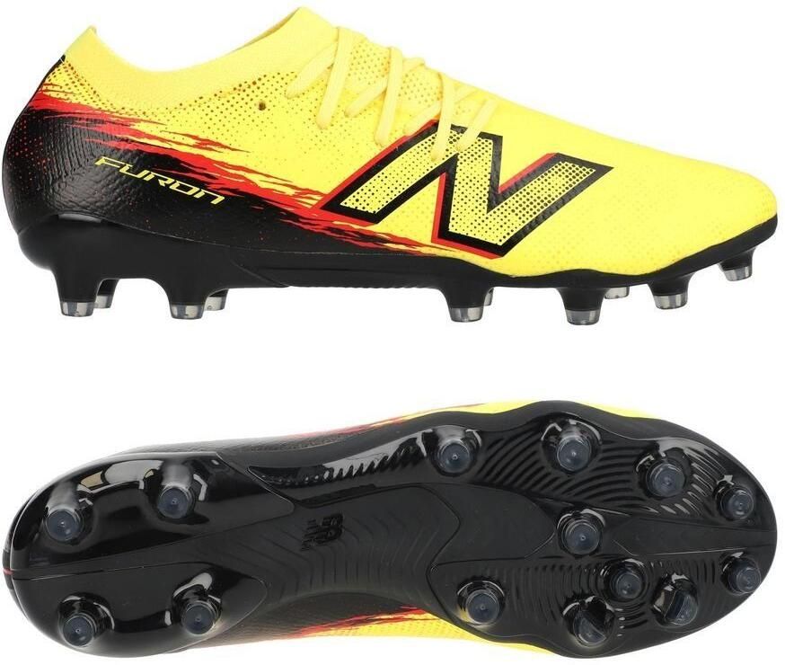 New Balance Furon V8 Pro MG Live Wire Punch Yellow Zwart