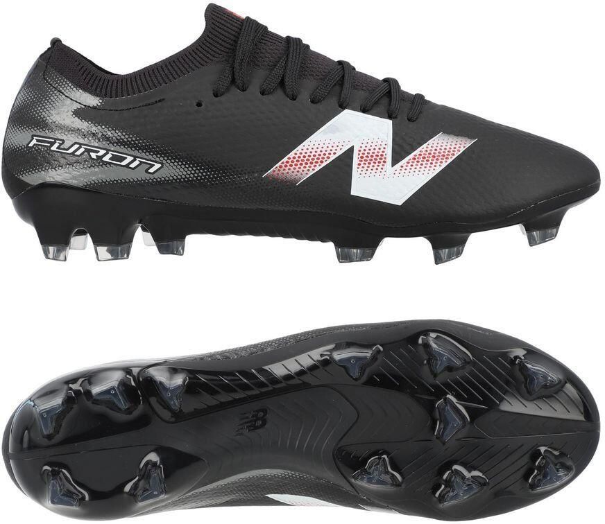 New Balance Furon v9 Pro FG Core Zwart Wit Rood