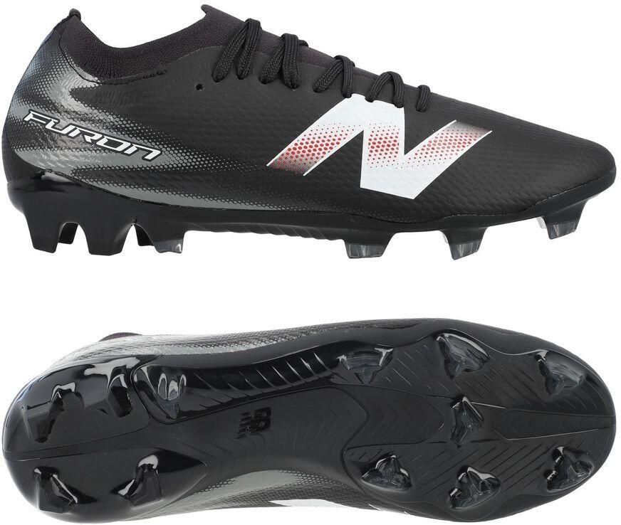 New Balance Furon v9 Team FG Core Zwart Wit Rood