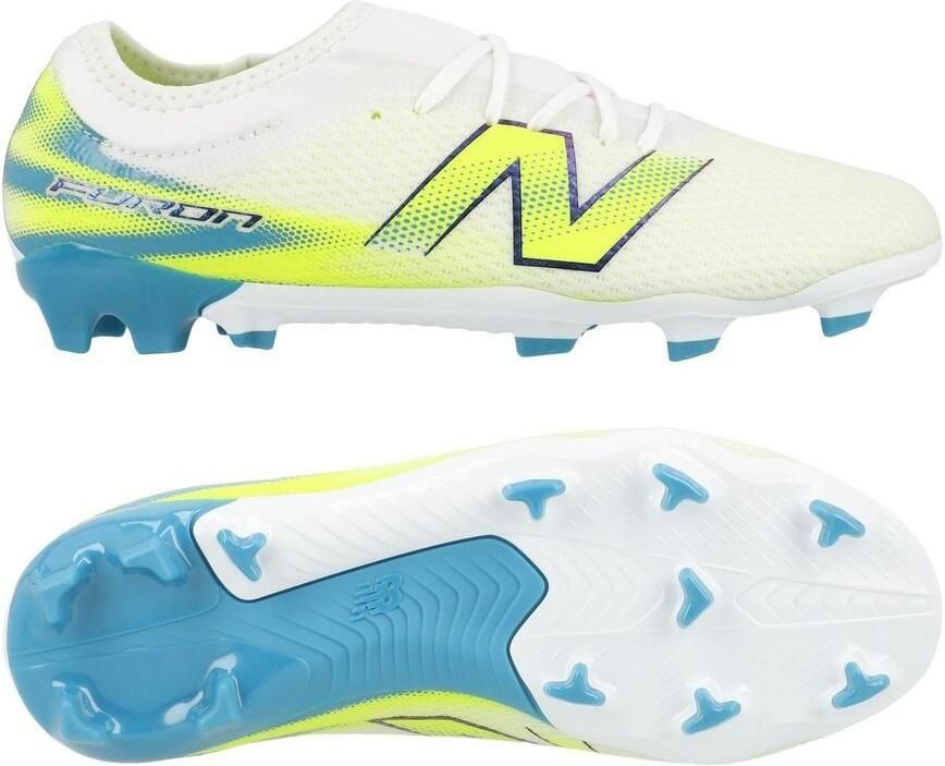 New Balance Furon v9 Team FG Neon Tide Kids