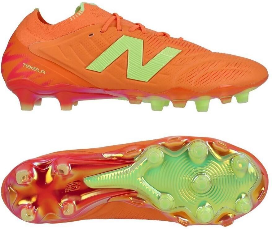 New Balance Tekela V5 Elite Low Cut FG Solar Flare Hot Mango