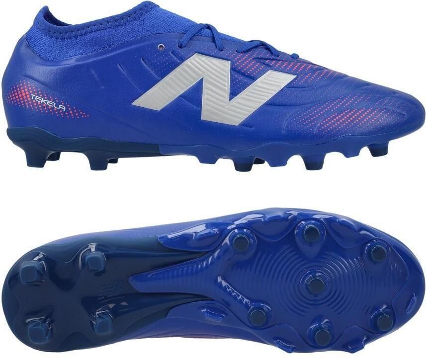 New Balance Tekela V5 Team Low Cut FG Cause & Effect Blauwe edelsteen Kids