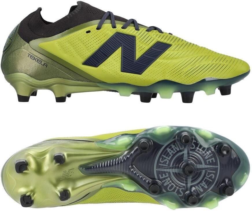 New Balance X Stone Island Tekela V5 Elite Low Cut FG Groen Zwart LIMITED EDITION