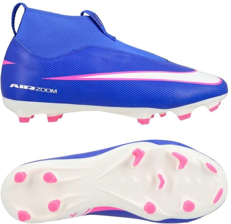 Nike Air Zoom Mercurial Superfly 10 Academy MG Attack Racer Blue Wit Kids - Foto 3