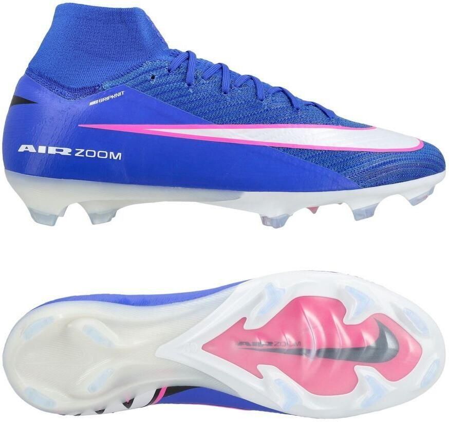 Nike Air Zoom Mercurial Superfly 10 Elite FG Attack Racer Blue Wit