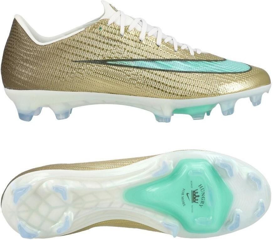 Nike Mercurial Superfly 11 Elite Sportschoenen Kylian Mbappe (Metallic Gold Green Glow) Goud Groen Mercurial Voetbal Unisex