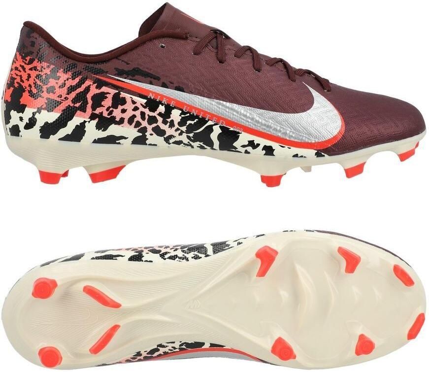 Nike Air Zoom Mercurial Vapor 16 Academy MG United Bordeaux Zilver Universal Red Grijs