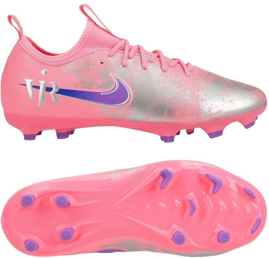 Nike Air Zoom Mercurial Vapor 16 Academy MG Vini Jr. Personal Edition Roze Blauw Kids