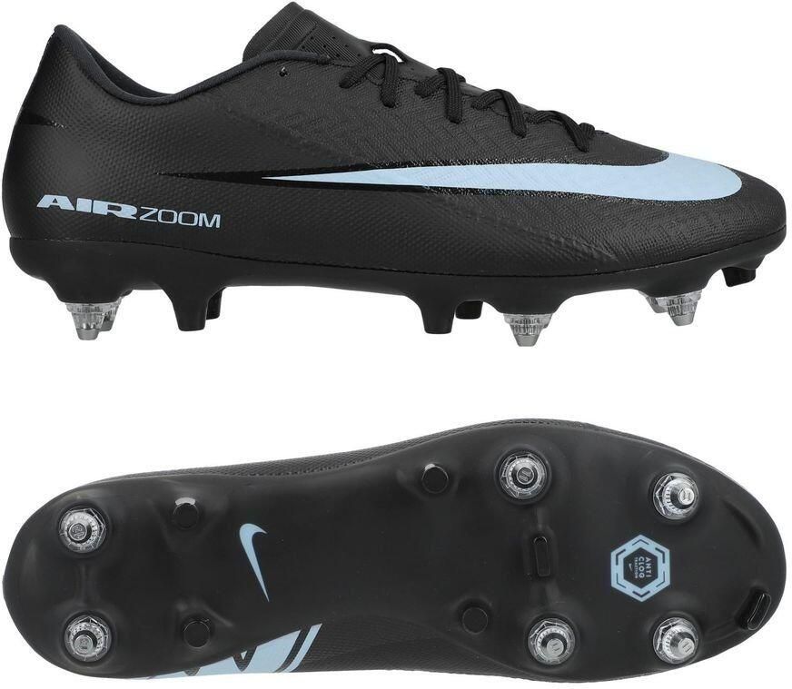 Nike Air Zoom Mercurial Vapor 16 Academy SG-PRO Anti-Clog Shadow Zwart Blauw