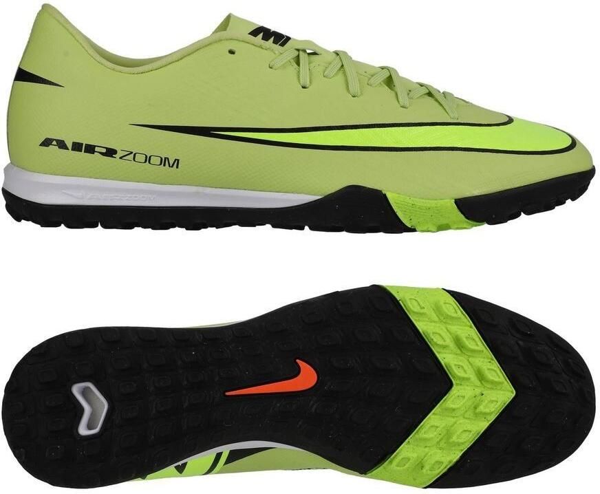 Nike Air Zoom Mercurial Vapor 16 Academy TF Max Voltage Geel Neon Oranje
