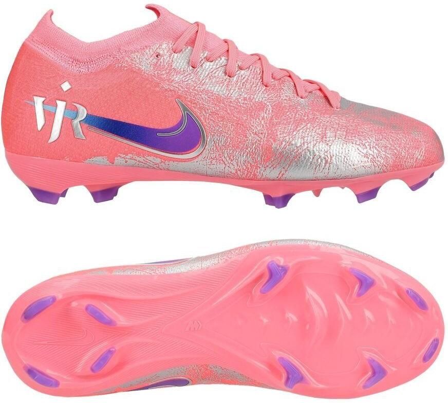 Nike Air Zoom Mercurial Vapor 16 Pro FG Vini Jr. Personal Edition Roze Blauw Kids
