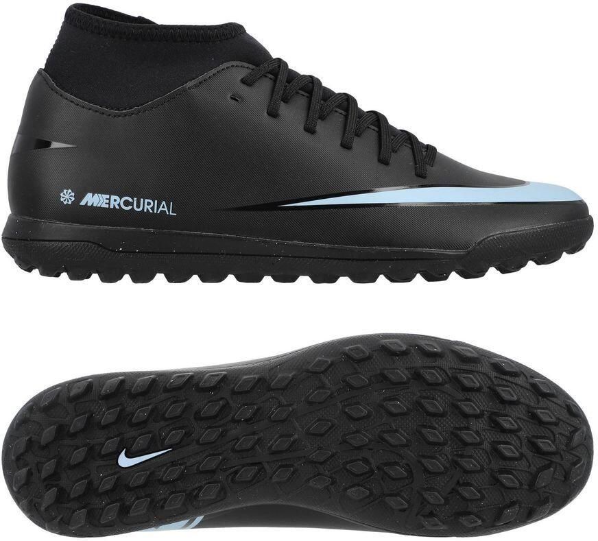 Nike High top voetbalschoenen (turf) Mercurial Superfly 10 Club Zwart- Zwart