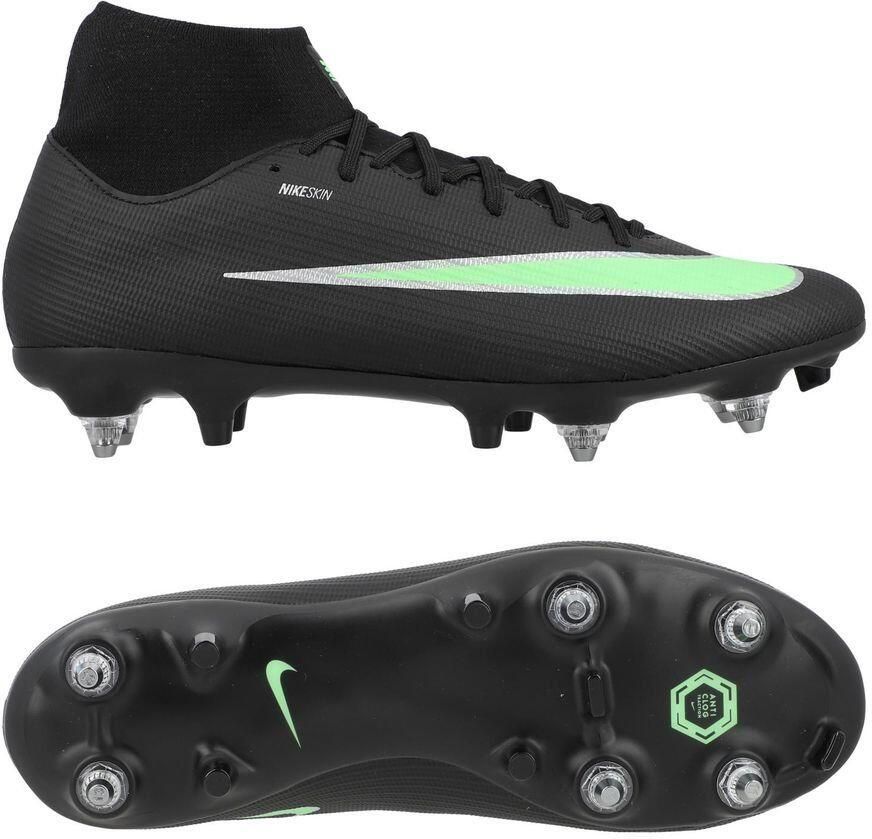 Nike Mercurial Superfly 11 Academy SG-PRO Anti-Clog Shadow Zwart Illusion Green