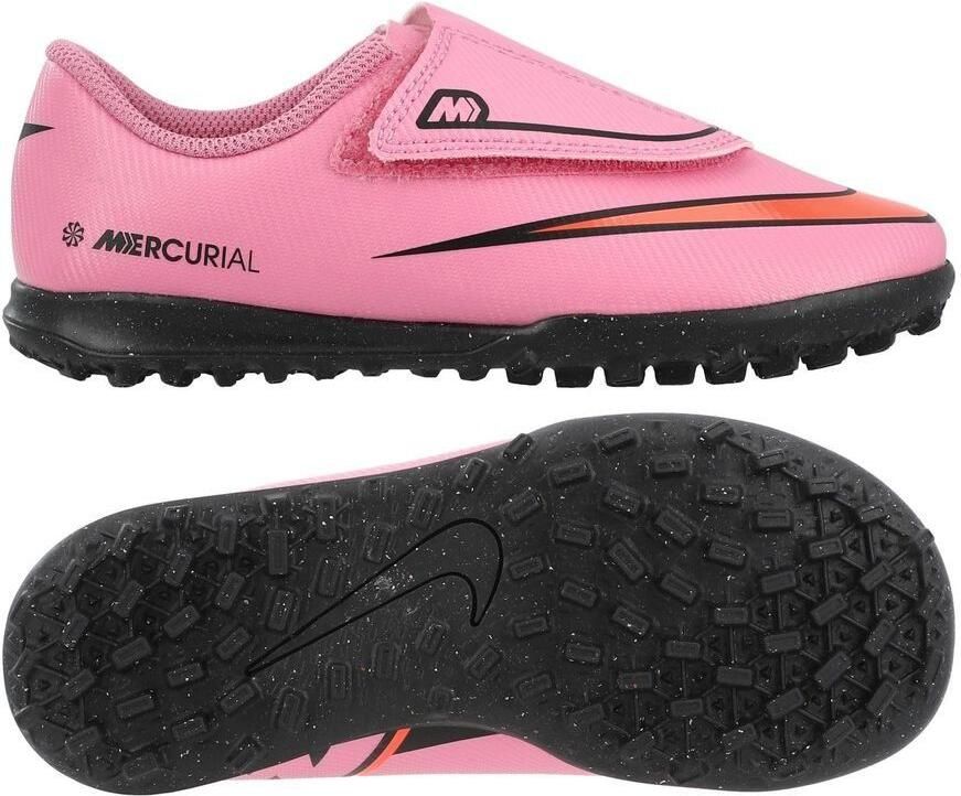 Nike Mercurial Vapor 16 Club Klittenband TF Scary Good Magische flamingo Zwart Oranje Kids