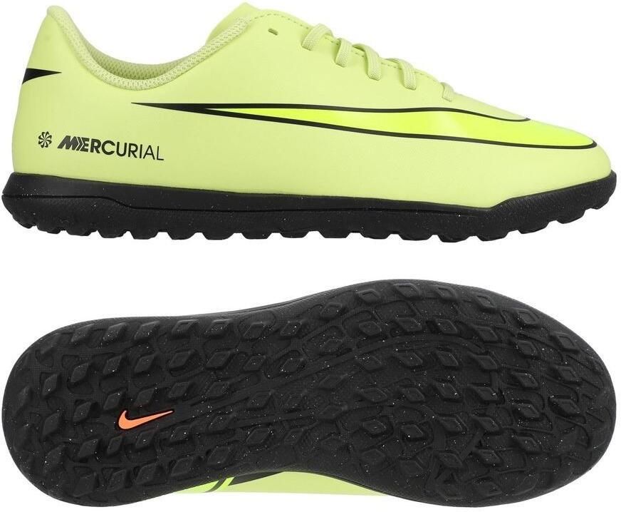 Nike Low-top voetbalschoenen voor kleuters kids (turf) Jr. Mercurial Vapor 16 Club Geel