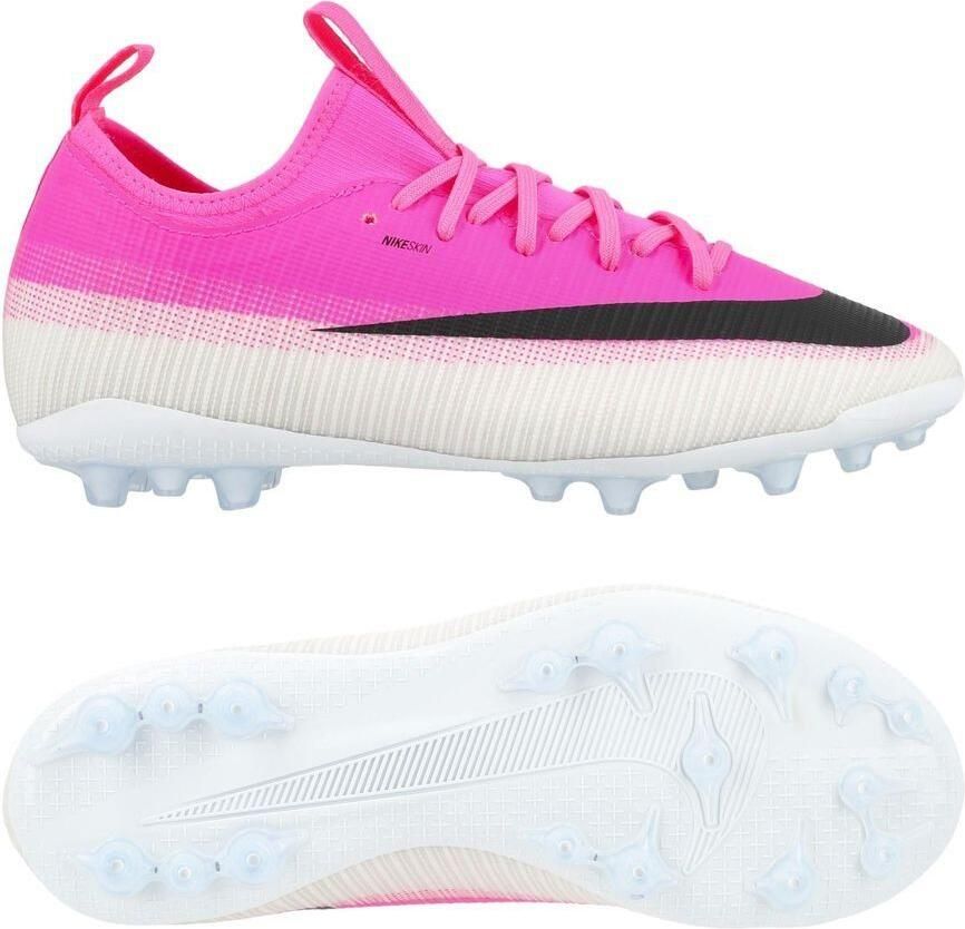 Nike Mercurial Vapor 17 Academy AG Breakout Wit Zwart Roze Kids