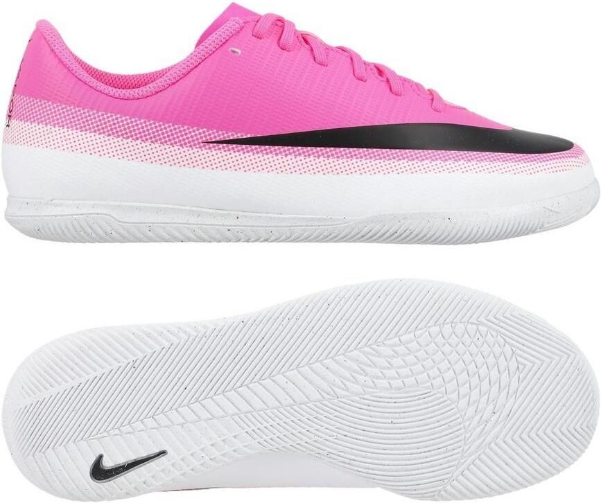 Nike Mercurial Vapor 17 Club IC Breakout Wit Zwart Roze Kids