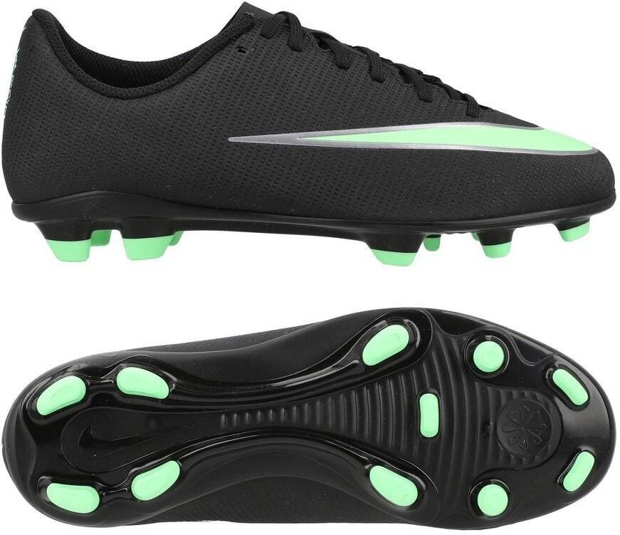 Nike Mercurial Vapor 17 Club MG Shadow Zwart Illusion Green Kids