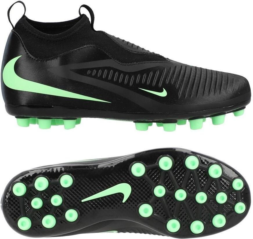Nike Phantom 6 Academy High Cut AG Shadow Zwart Illusion Green Kids