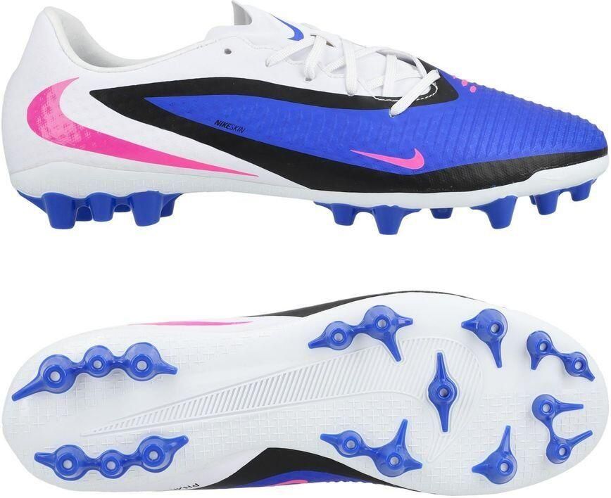 Nike Phantom 6 Academy Low Cut AG Attack Racer Blue Roze Wit