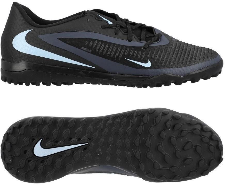Nike Phantom 6 Academy Low Cut TF Shadow Zwart Blauw
