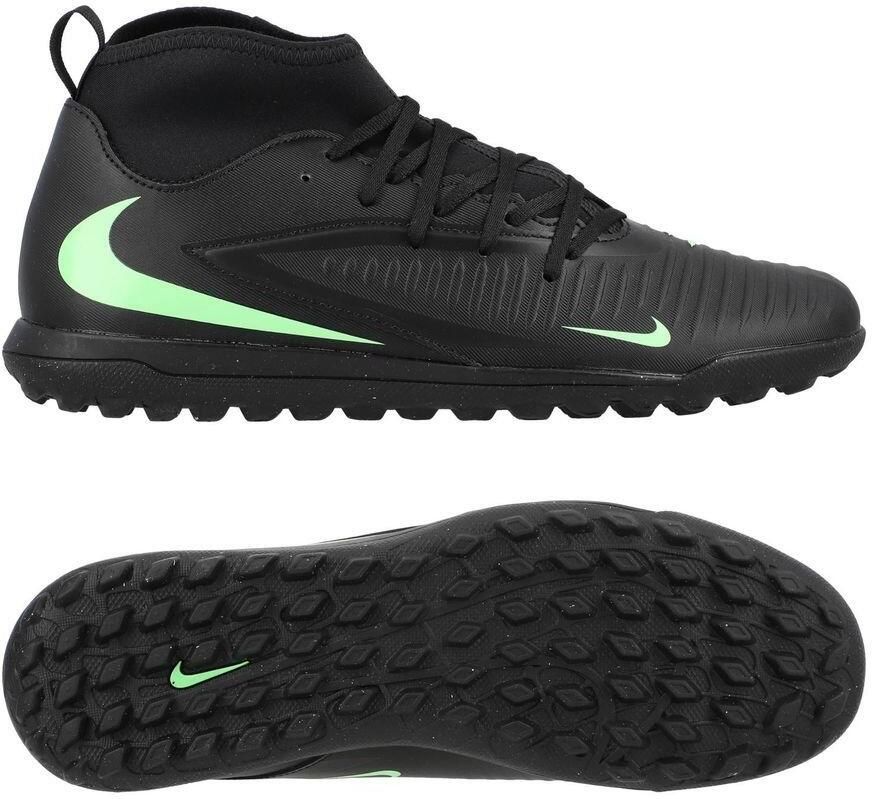 Nike Phantom 6 Club High Cut TF Shadow Zwart Illusion Green