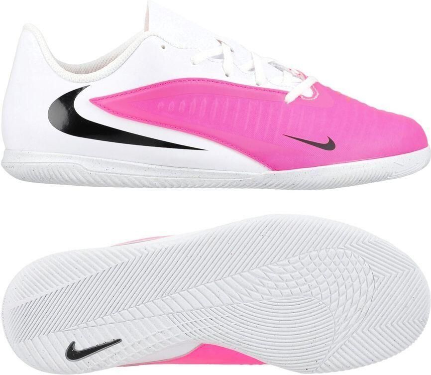 Nike Phantom 6 Club Low Cut IC Breakout Wit Zwart Roze Kids