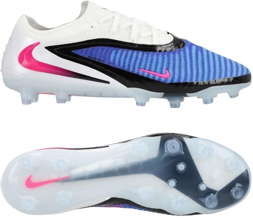 Nike Phantom 6 Elite Low Cut AG-PRO Attack Racer Blue Roze Wit